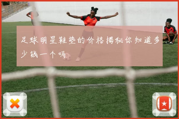 足球明星鞋垫的价格揭秘你知道多少钱一个吗